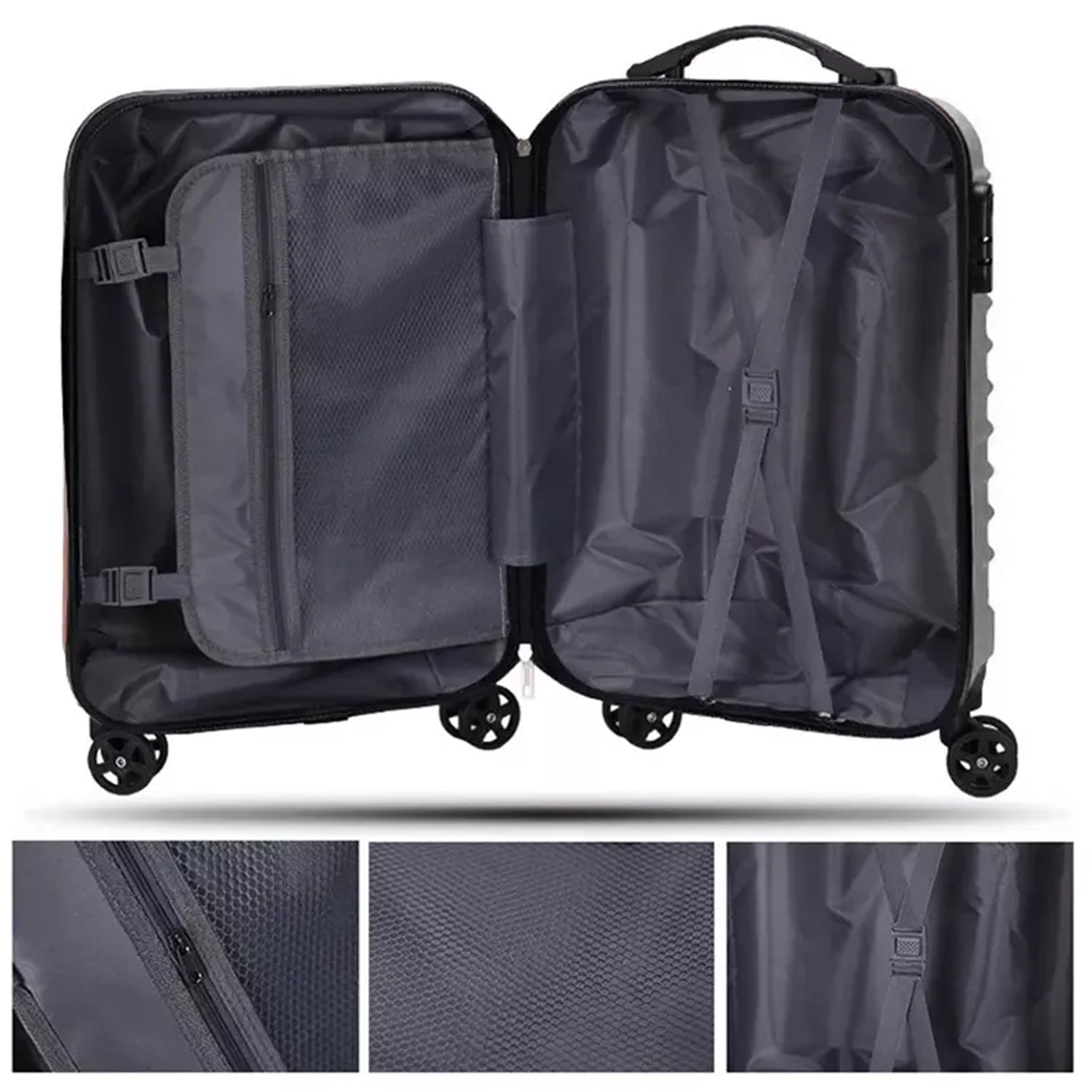 1105 Trolley Bag Big And Small Suitcase Bag For Men  Women Use Bag ( Set Of 2 ) 1105 Trolley Bag Big And Small Suitcase Bag For Men  Women Use Bag ( Set Of 2 )